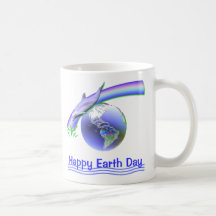Día de la Tierra del delfín Taza