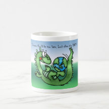 Día de la Tierra feliz con el dinosaurio Taza
