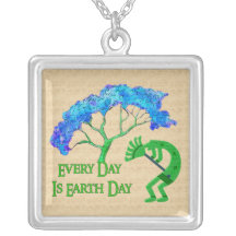 Día de la Tierra Kokopelli Collar