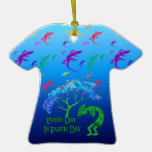 Día de la Tierra Kokopelli Ornaments Para Arbol De Navidad