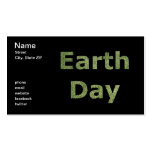 Día de la Tierra Plantillas De Tarjetas De Visita