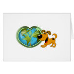 Día de la Tierra y calabaza Felicitacion