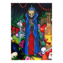 Día de las INVITACIONES de Santa Muerte de los mue Anuncio Personalizado