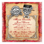 Día de las invitaciones muertas del boda comunicados personales 