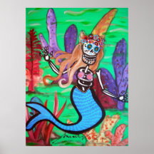 DÍA DE LOS CARTELES MUERTOS DE LA PINTURA IMPRESIONES
