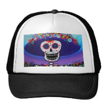Dia de los Muertos Catrina por Prisarts Gorras