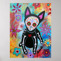 Dia de los Muertos Chihuahua por Prisarts Impresiones