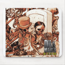 Dia De Los Muertos - día del Mousepad muerto Tapete De Ratones