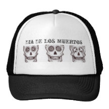 Dia De Los Muertos Hat Gorro