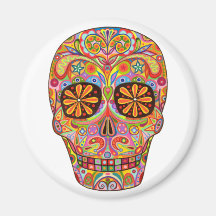Día de los muertos imán para frigorifico