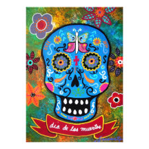 DIA DE LOS MUERTOS INVITATION INVITACIÓN PERSONALIZADA