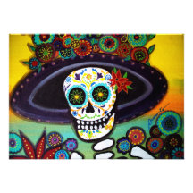 DIA DE LOS MUERTOS INVITATION INVITACIÓN