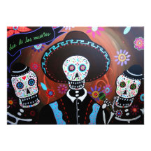 DIA DE LOS MUERTOS INVITATION INVITACION PERSONAL 