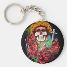 dia de los muertos llavero