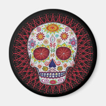 Dia de los Muertos Magnet Imán De Frigorífico