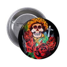 dia de los muertos pin