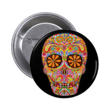 Día de los muertos pins
