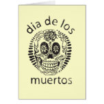 día de los muertos tarjeta
