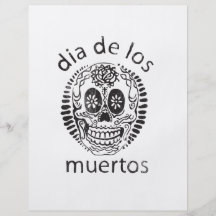 día de los muertos tarjetas publicitarias
