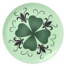 Día de lujo del St Patricks del trébol del victori Platos De Comidas