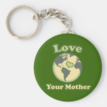 Día de madre tierra del yolur del amor llaveros personalizados