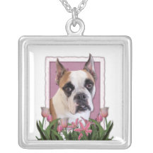Día de madres - dogo inglés - Cambridge Colgante Personalizado