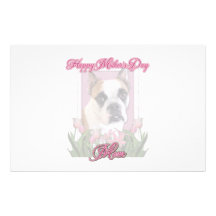 Día de madres - dogo inglés - Cambridge Papeleria De Diseño