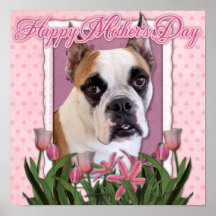 Día de madres - dogo inglés - Cambridge Posters