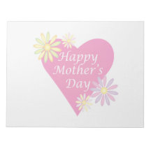 Día de madres feliz blocs de notas