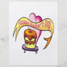 Día de madres feliz flyer personalizado