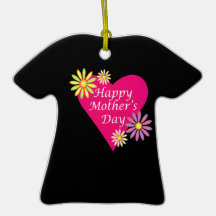 Día de madres feliz ornamentos de navidad