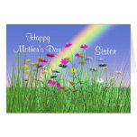 Día de madres feliz para las flores de la primaver felicitacion 