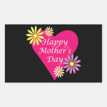 Día de madres feliz pegatina