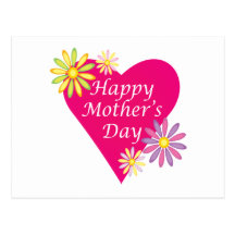 Día de madres feliz tarjeta postal