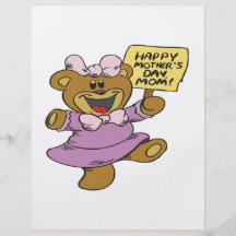 Día de madres feliz tarjetas publicitarias