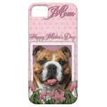 Día de madres - tulipanes rosados - dogo iPhone 5 Case-Mate fundas