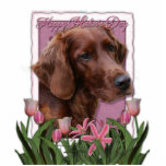 Día de madres - tulipanes rosados - Irish Setter Esculturas Fotográficas