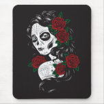 Día de mousepad muerto del chica