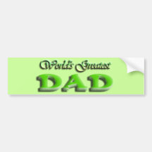 Día de padres del papá pegatina de parachoque