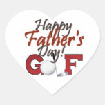día de padres feliz calcomanía de corazón personalizadas