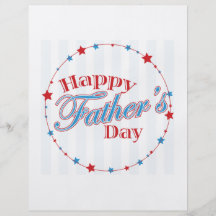Día de padres feliz tarjeta publicitaria