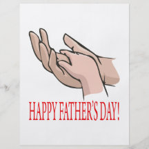 Día de padres feliz tarjetas publicitarias