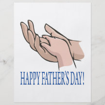 Día de padres feliz tarjetas publicitarias