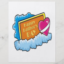 Día de padres feliz tarjetón