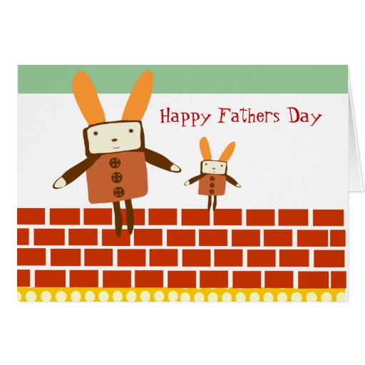 Día de padres feliz tarjetón