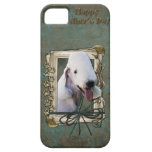 Día de padres - patas de piedra - Bedlington Terri iPhone 5 Case-Mate Protector