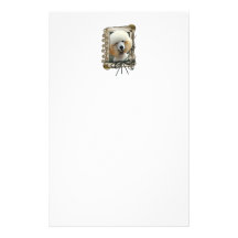 Día de padres - patas de piedra - caniche - albari papelería