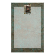 Día de padres - patas de piedra - Doberman - rojo Papeleria Personalizada