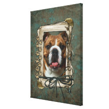 Día de padres - patas de piedra - dogo lona estirada galerías