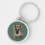 Día de padres - patas de piedra - great dane - pap llavero personalizado